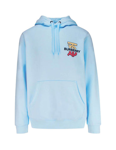 Monogram Motif Cotton Hoodie