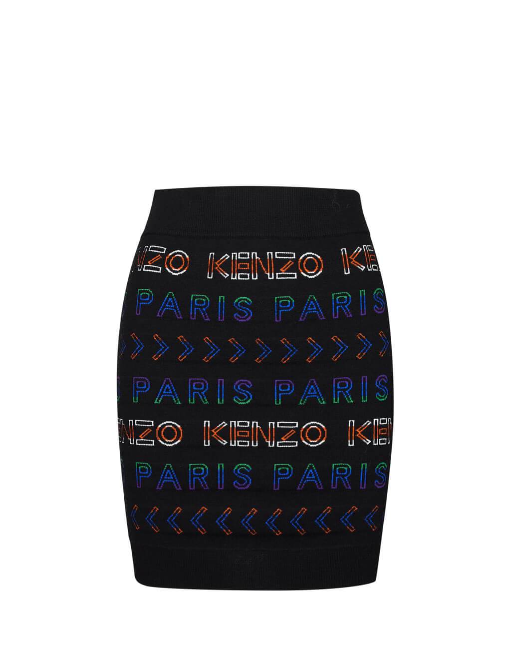 Multicoloured Print Skirt