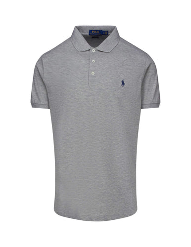 Slim-Fit Stretch Mesh Polo Shirt